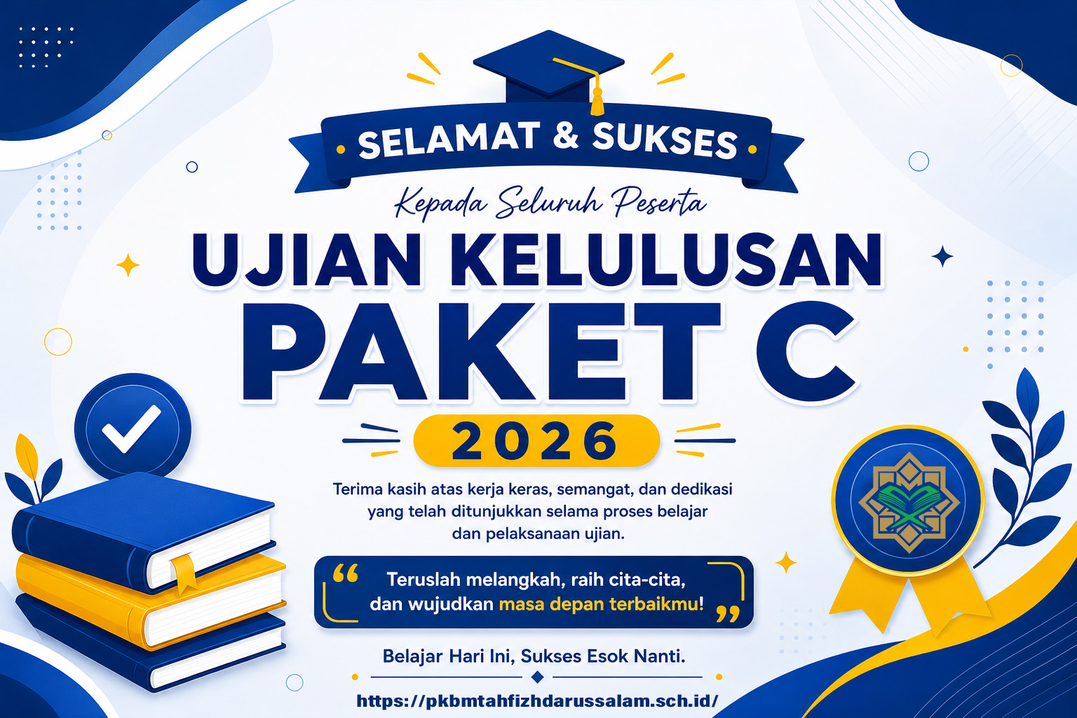 Poster Selamat dan Sukses